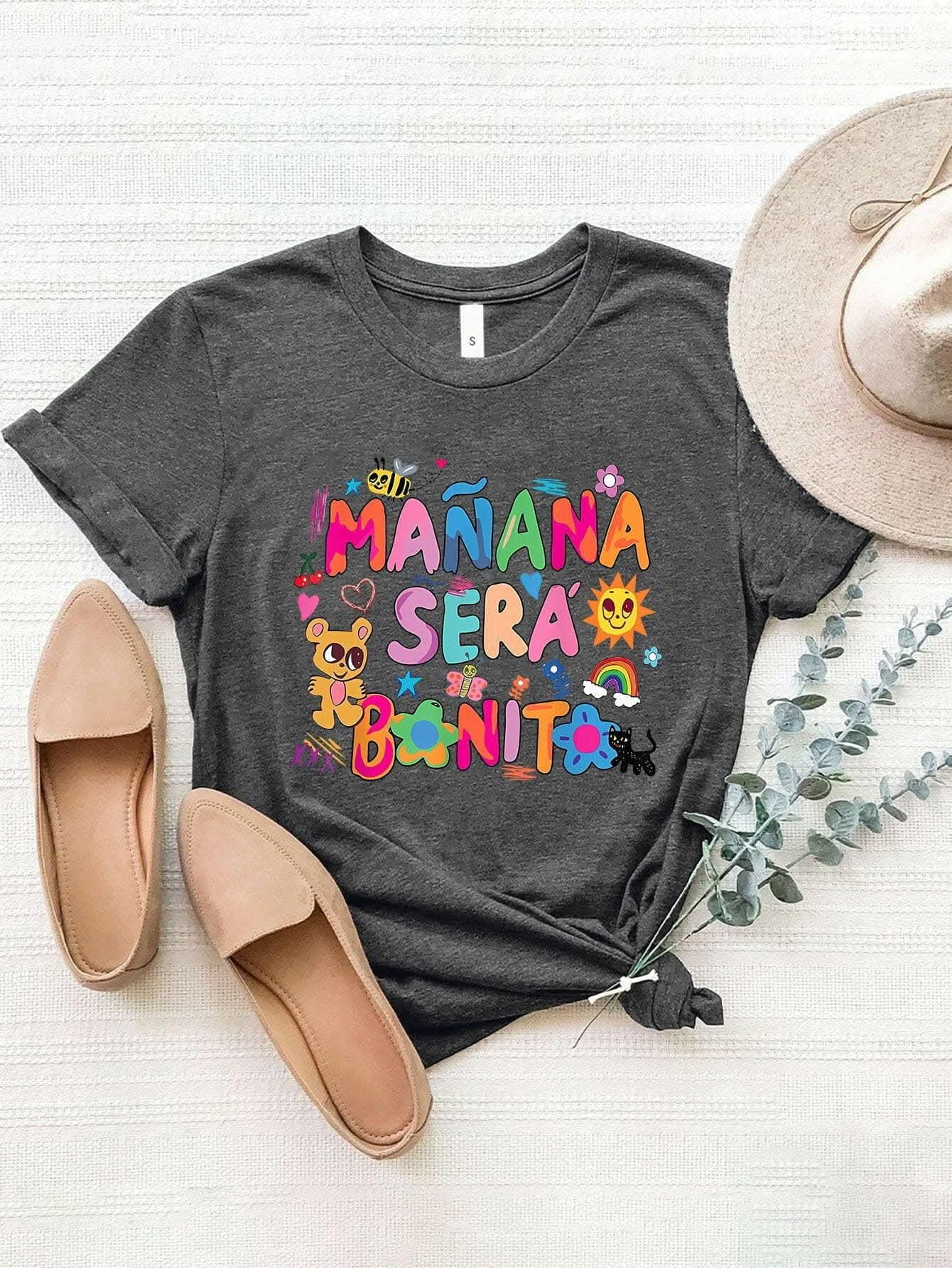 Graphic print tee - casual style - Love Salve